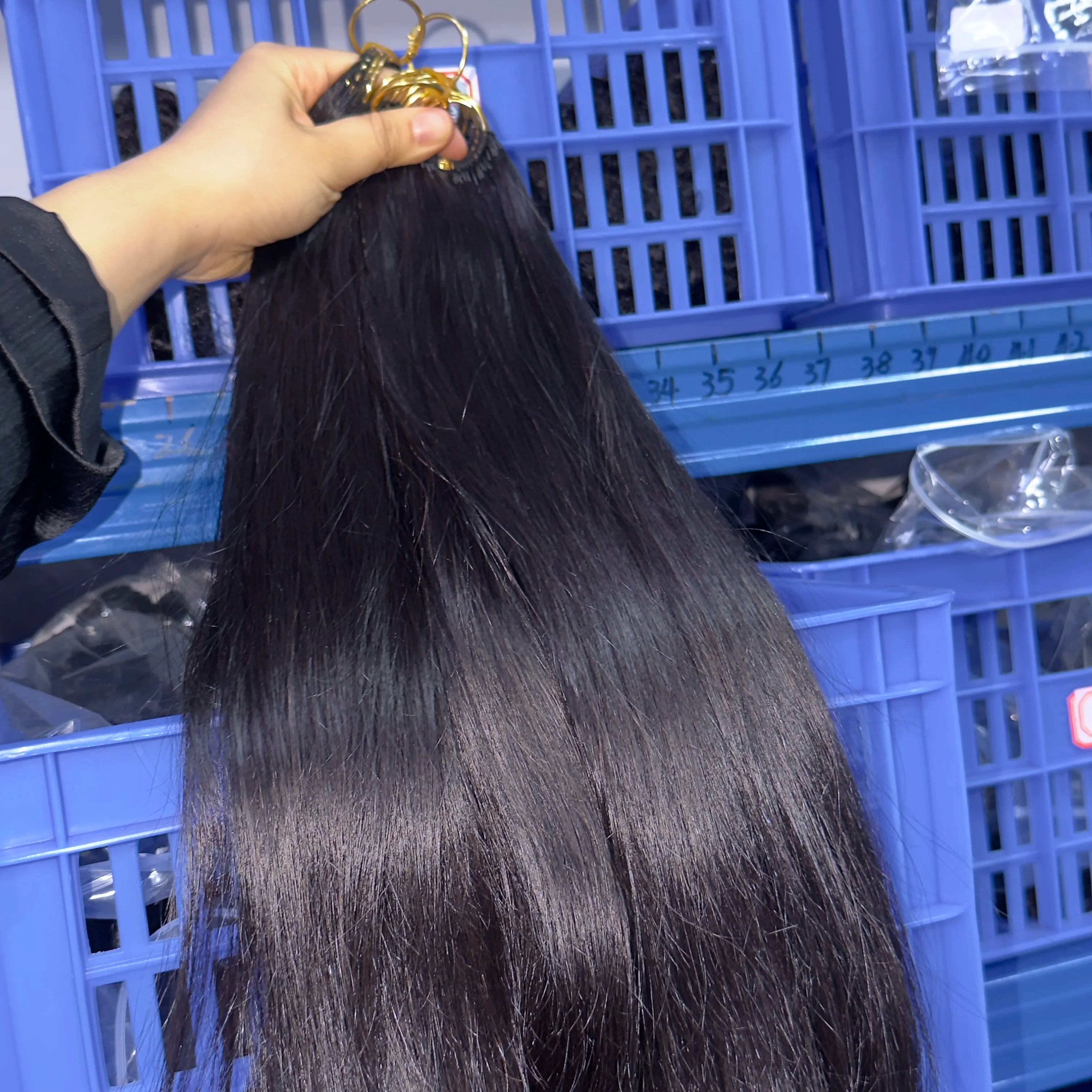 Raw Crochet Hair Unprocessed Indian Virgin Remy Hair Extension Feathering Tip Crochet Braiding Natural 100% Human Hair Bundle