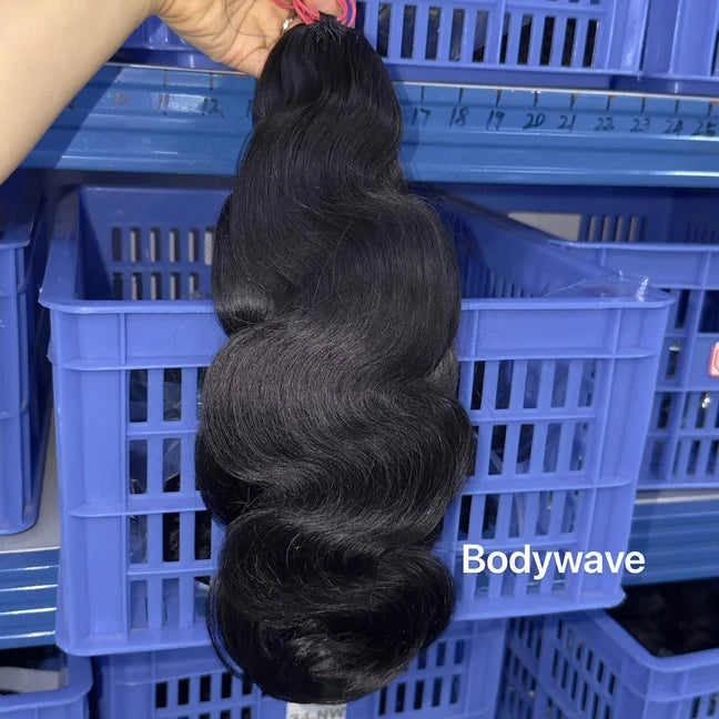 Raw Crochet Hair Unprocessed Indian Virgin Remy Hair Extension Feathering Tip Crochet Braiding Natural 100% Human Hair Bundle