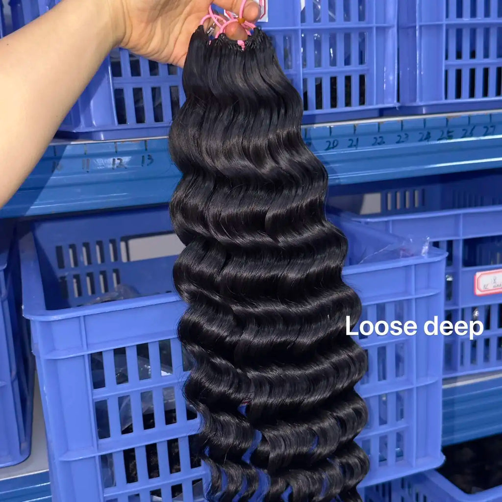 Raw Crochet Hair Unprocessed Indian Virgin Remy Hair Extension Feathering Tip Crochet Braiding Natural 100% Human Hair Bundle
