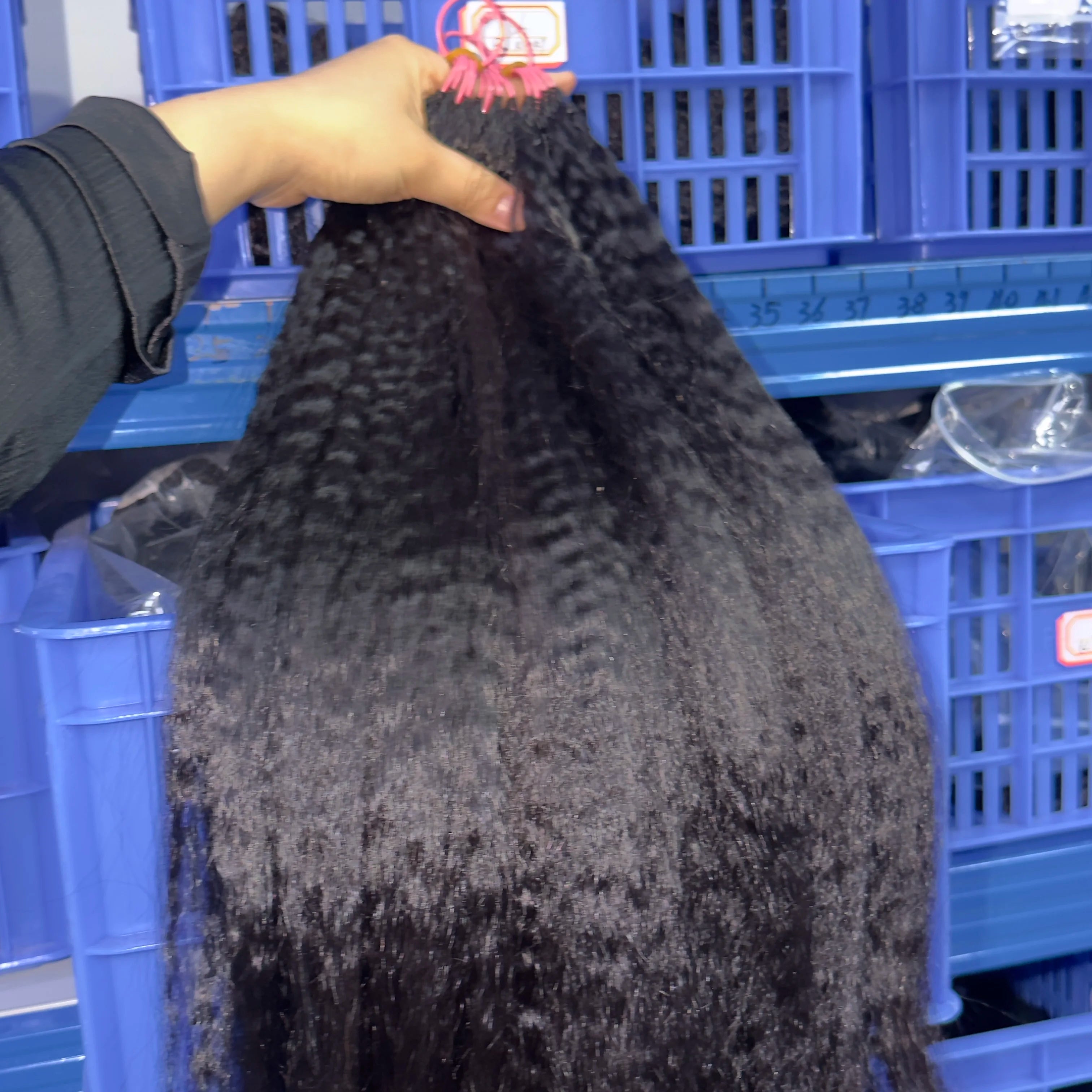 Raw Crochet Hair Unprocessed Indian Virgin Remy Hair Extension Feathering Tip Crochet Braiding Natural 100% Human Hair Bundle