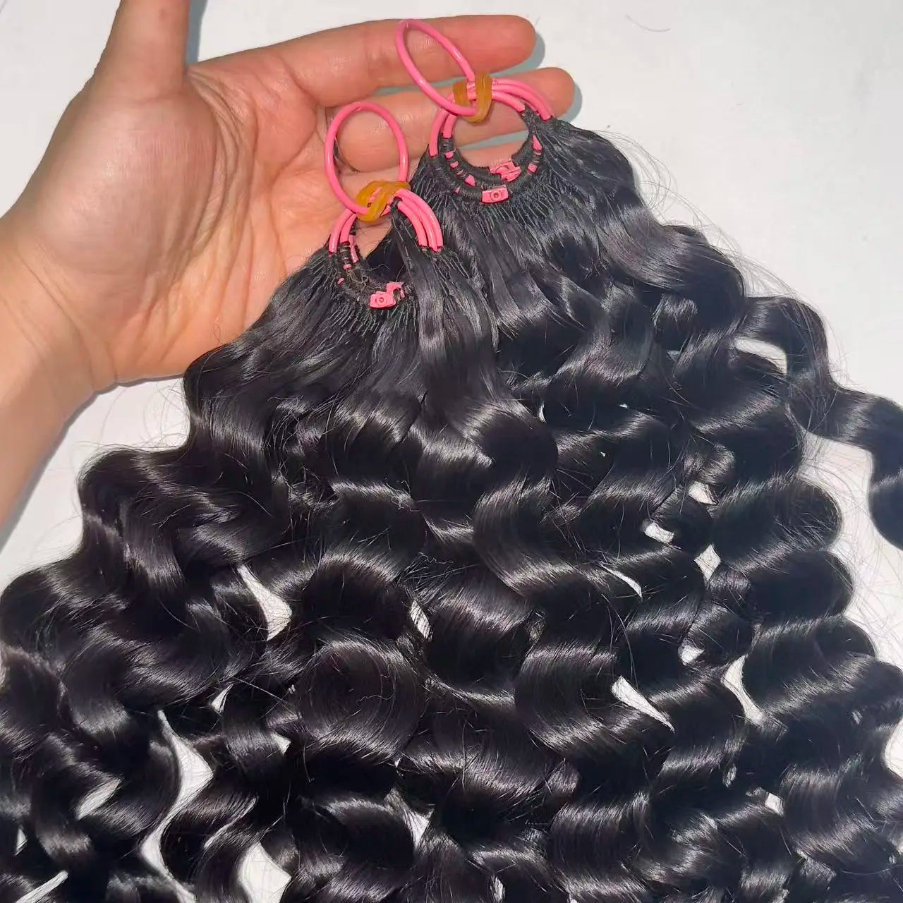 Raw Crochet Hair Unprocessed Indian Virgin Remy Hair Extension Feathering Tip Crochet Braiding Natural 100% Human Hair Bundle