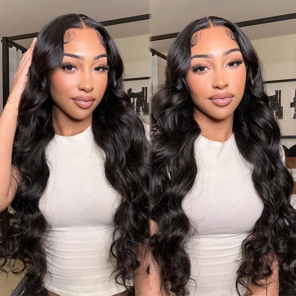 Body Wave Bundles Human Hair Brazilian Weaving Hair Glueless Weave Black 3 4 Bundles Deal Natural 30 Inch Bundle Hair Extensions