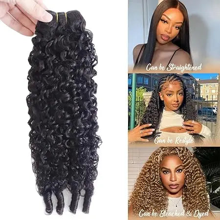Sleek BURMESE CURLY Human Hair Bundles For Women 30 Inch Natural Black Single Bundles Burmese Curly Bundles Human Hair