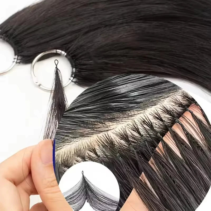Burmese Curly Crochet Human Hair Feather Knotless Pre-Separated Crochet Hair Extensions Full Head Brazilian Hair For Women