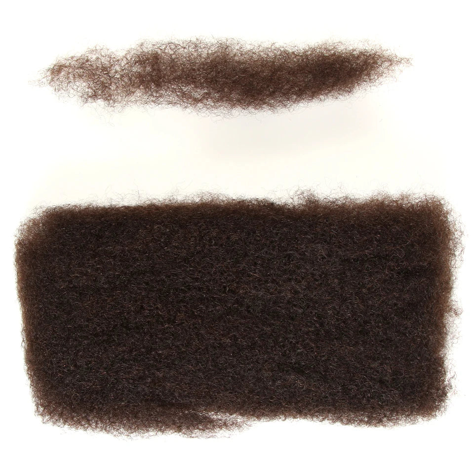 27 Blonde  QVR Afro Kinky Bulk Hair No Attachment For Man Afro Curly Bulk Human Hair Remy Dreadlock Natural Color Braids Hair